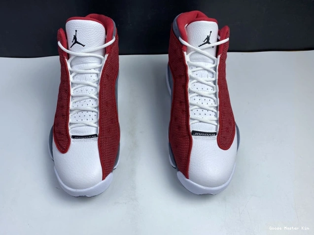 Grey Jordan Retro Air Gym Red 414571-600 13 Flint 0607